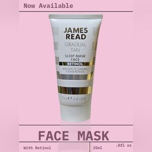 James Read Night Face Mask With Retinol Complex And Tanning Effect-New